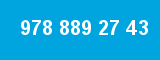 978 889 27 43